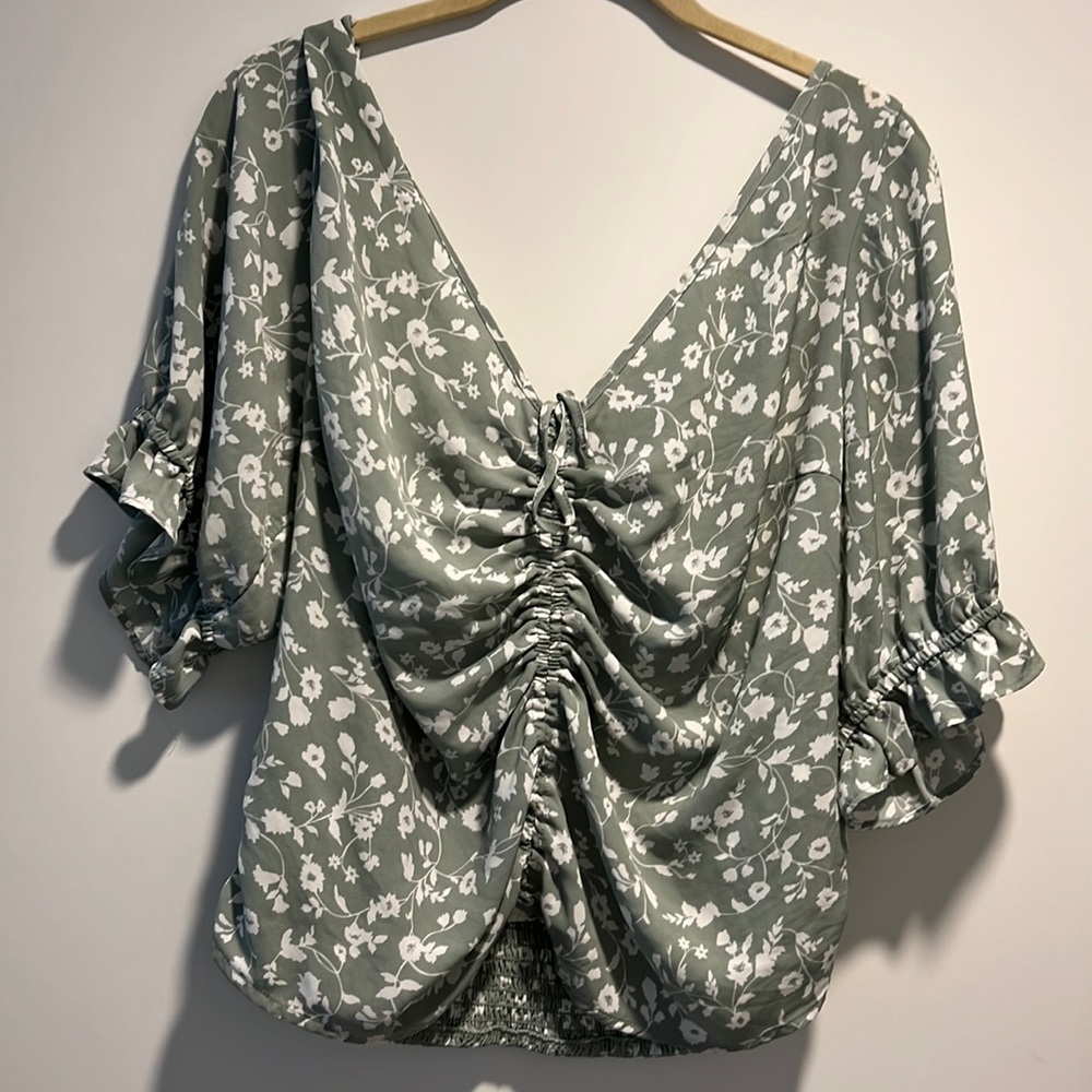 Green Abercrombie top
